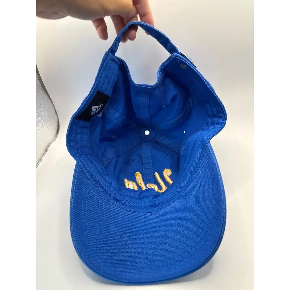 UCLA Bruins Basketball Adidas Blue Gold Adjustable Hat Cap NCAA